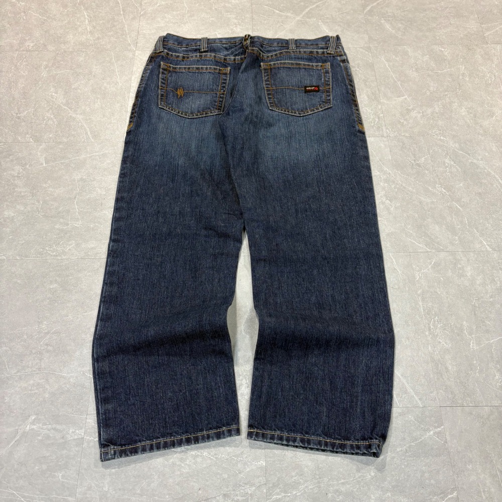 Ariat FR M3 Loose Fit Mens Jeans 36x30 Blue Flame Resistant Work Denim 1005037